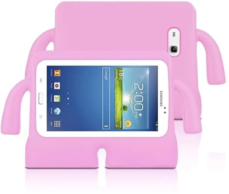 Funda Goma EVA para iPad 5ª Gen 2017 / 6ª Gen 2018 / Air 2013 / Air 2 2014/9.7 Pulgadas, Tablet Tableta Carcasa Antigolpe Silicona Reforzada Resistente para Niños Infantil FTAI (Rosa)