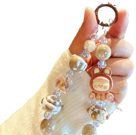 Storage Bag Perlen Telefon Charme Handy Lanyard Handgelenkband Buntes Acrylperlen Telefonkette Charms Anhänger Kettenriemenkabel