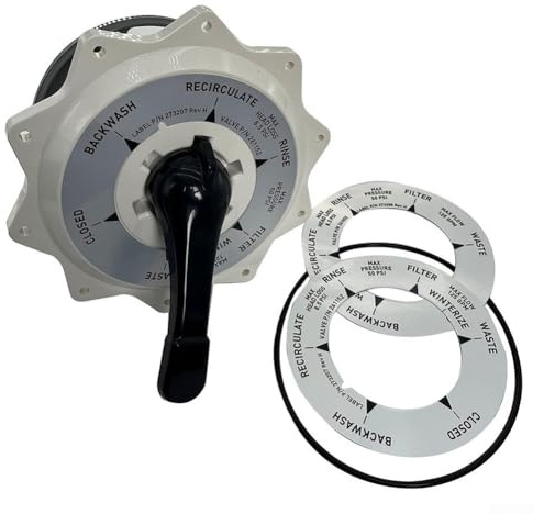 FACAIIO Ersatz-Sandfilter für Pool und Spa, 3,8 cm und 5,1 cm, Komplett-Set mit Griff und Umsteller