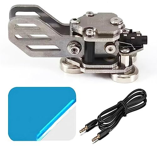 Aribrnten Mini CW Morse Key Double Paddle Code Keyer in Aluminium Alloy for Practise Beginner CW Telegraph Shortwave Radio