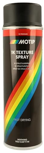 Motip Spray de Structure 1K - Noir Mat - 500ml