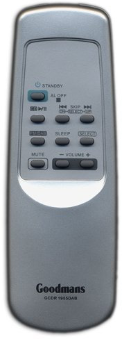 Original Remote Control for Goodmans GCDR1955DAB
