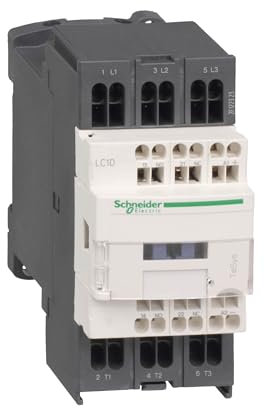 Schneider Electric LC1D123E7 Contactor 12A 48V AC, Tesys D Contactor - 3P(3 No) - Ac-3 - <= 440 V 12 A - 48 V Ac Coil