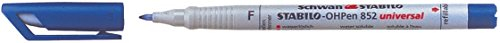 Stabilo 851/41 Folienschreiber OHPen Universal Superfein, wasserlöslich, blau