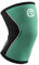 Rehband Ginocchiera sportiva per cross-fit e allenamento pesante, manico al ginocchio in neoprene da 5 mm, disponibile in diversi colori e dimensioni, unisex, colore: verde smeraldo/nero - 1 pezzo, XL