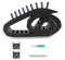 39.4inch Drag Chain Cable Carrier Open Type R28 Wire Cable Chain for CNC Router Mill and 3D Printer,Extra 2 Pair End Connectors,1pc Screwdriver,12 Screws (15x30)