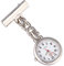 Mikikit Pflegeuhr Mit Clip Pflege Uhr Doktor Pflegeuhren Für Krankenschwestern Clip-Uhr Taschenuhr Krankenschwestern Uhren Fob Brosche Uhr Fob-Pflege Ansehen Pflegeclip Student Weiß Metall