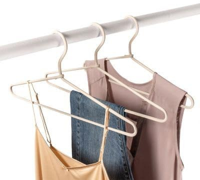 lakeland Faux Suede Hangers – Pack of 8