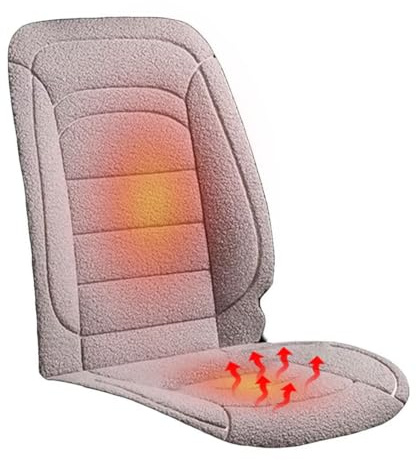 Möge Auto Sitz Auflage Warm Bequem Weich Plüsch Winter Sitzpolster Auto Universelles Autositzauflag Vordersitz Sitzkissen Universal Sitzkissen für Sitz im Winter(Gray)