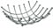 Chrome Fruit Bowl Nest/Fruits Basket 25x10
