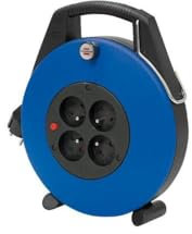 Brennenstuhl 1102501 Confort-Line CL-L - Avvolgicavo, 5 m, H05VV-F 3G1,0, blu, 1102731