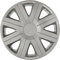 Cartrend 70253 Tapacubos Active, 14 pulgadas, 1 unidad, Acrilonitrilo butadieno estireno, Gris