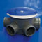 AFT T-85-C 110 Bodenablauf aus PVC, Eingang 50-40 mm, Höhe 69 mm