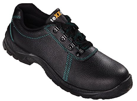 teXXor® S1-Sicherheitshalbschuh ROUEN, schwarz/grün, Gr.