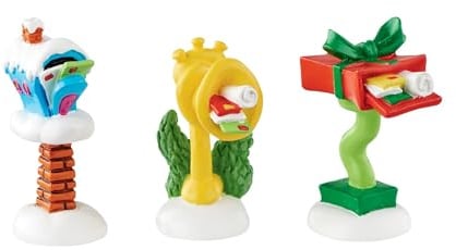 Department 56 Grinch Villages From Wornament-Ville Wacky - Accessorio per cassette postali, 2,9 cm