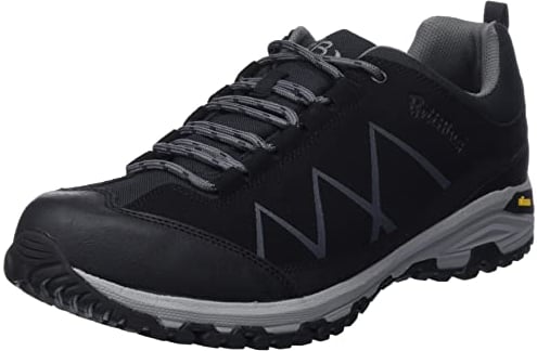 Brütting Unisex Kansas Trekking- & Wanderhalbschuhe, Schwarz Anthrazit, 44 EU