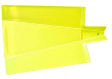 JOSKO Produkte 1619 Faltschneidbrett, Kunststoff, Limette 39,5 x 21,5 x 2 cm