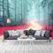 Fotomural Vinilo Para Pared Bosque Fantasia | Fotomural para paredes | Mural | Vinilo Decorativo | Varias Medidas 150 x 100 cm | Decoración comedores, salones, habitaciones...