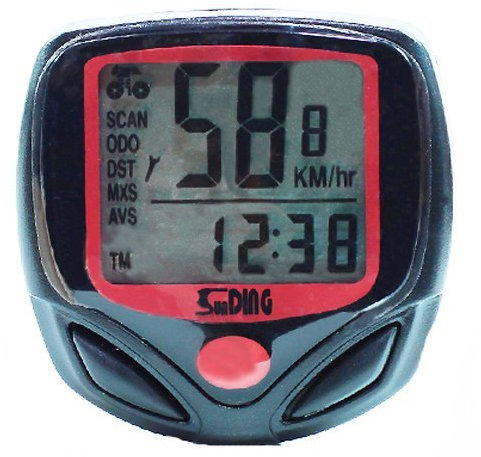 Romote LCD vélo Cycle Ordinateur de vélo Compteur kilométrique Compteur de Vitesse