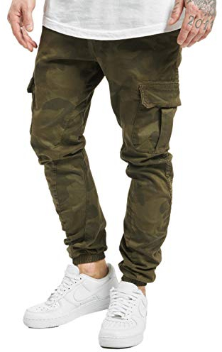 Urban Classics Cargo Jogging Pants Pantalon, Multicolore (Olive Camo 00775), 75 (Taille Fabricant: 42) Homme