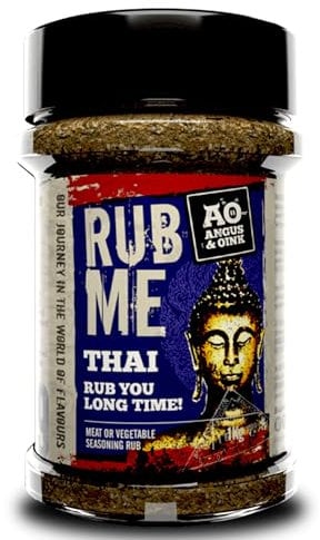 Angus & Oink | Rub You Long Time Thai Seasoning | Aromatic Blend for Thai Curries & Epic Chicken Wings | 195g