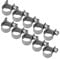 10PCS Schlauchklemme, Kraftstoffschlauchklemmen aus Edelstahl Rohrschellen Befestigungselement Schlauchklemme Für Luftschlauch Wasserrohr Kraftstoffschlauch Silikonschlauch (11-13mm)