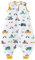 Chilsuessy Baby Schlafsack mit Füße 2.5 Tog Ganzjahres Schlafsack (CPC-Zertifizierung) Baby Schlafsäcke Babyschlafsack mit Beinen für Säugling Kinder, Stadt Autos, 70cm/Baby Höhe 80-90cm