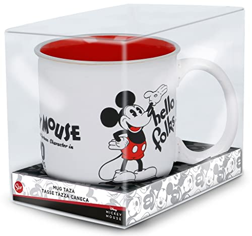 Stor Disney - Mug Breakfast - Mug Mickey 90 - Tasse de thé - Tasse à café - céramique