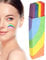 Facynde Regenbogen-Bodypainting-Kreide - Sicherer regenbogenfarbener Kreidestift - Body Painting Supplies für LGBT Lesbian Gay Rainbow Pride, waschbare Rainbow Face Painting