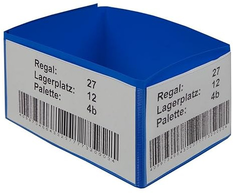 Kennzeichnungstasche für Palettenfüße, mit Klettverschluss, Blau, Verpackungseinheit: 10 STK