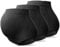 SUNNYBUY Women's Maternity High Waist Underwear Pregnancy Seamless Soft Hipster Panties Over Bump, Black 3-pk, XXL