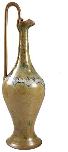 Old World Dekorativer Rebekah-Krug, amerikanische Steinzeug-Keramik, 38,1 cm, toskanische Bauernhaus-Glasur