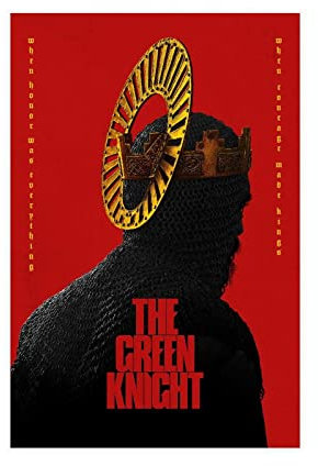HDTS Film-Poster Green Knight 2 auf Leinwand, Wandkunst, Dekoration, Bild, Gemälde für Wohnzimmer, Schlafzimmer, Dekoration, Rahmen: 30 x 45 cm