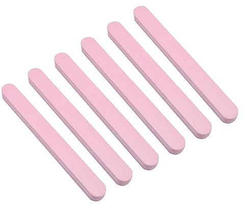Housoutil Multifunktionale Nagelfeilen 6 Stück Doppelseitige Polierende Nagelstäbe Praktische Maniküre Werkzeuge Für Damen Nagelkunst Zubehör in Pink Geeignet Für Nagelstudio Und Heim