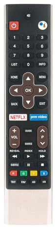 ALLIMITY Fernbedienung Ersatz passend für METZ Blue Smart TV 32MTB7000 55MUB7011 65MUB8000 58G2A52B 50MOC9010Z 50G2A52B 50MUB7011 65S9A62A 55MUB7000 43MUB8000 HY-2017001-2 55S9A63A