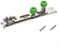 Schiebetürrad, 112 x 19,5 mm, Eisen-Kohlenstoffstahl, inklusive 1 Schiebetür-Räder, 2 Schrauben, für Glasschiebetür, Kleiderschrank, Tür, Fenster