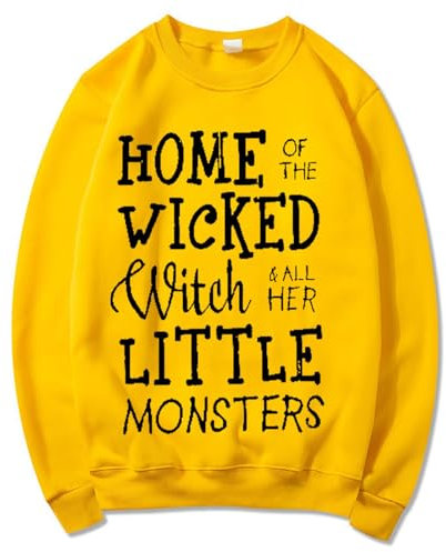 Generisch Halloween Kapuzenpullover kuschelig weich Halloween kostüm Freizeit Sweatshirt Damen ohne Kapuze Coole Sachen für 1 Euro Damen Pullover Herbst Sale