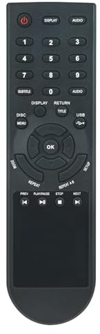 Telecomando di Ricambio applicabile per Philips DVD 242254900908 RC-2012 RC-2010 RC-2020,DVP3020B, DVP3144, DVP3144/12, DVP3260, DVP5140, DVPP5140, DVPP3140,DVP5160
