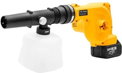 XINHAN Pulverizadores de jardín 2 en 1 de 900W, soplador de Aire eléctrico inalámbrico, soplador de Limpieza al vacío, pulverizador inalámbrico, barredora de Mano Necesidades de Muchos entornos(B)