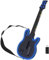 Lyvix Controlador inalámbrico de guitarra Guitar Hero para PS3/PS4/PC, guitarra recargable para Guitar Hero, Rock Band, Clone Hero, Fortnite Festival, PlayStation 3/4/PC con luz RGB, conector de audio
