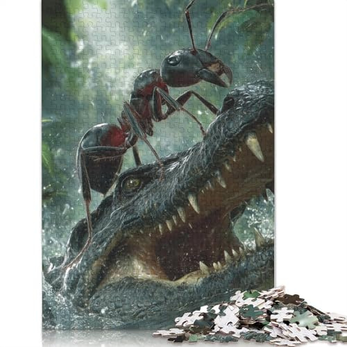 Große Ameise Holzpuzzles 300 Teile Für Erwachsene Family Challenging Games Moderne Wohnkultur EduKatzeional Game Geburtstagsgeschenk Stress Relief 300pcs (40x28cm)