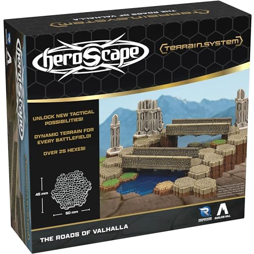 Renegade Game Studios - Heroscape Roads of Valhalla Terrain Expansion - Add on Content for The Heroscape Miniatures Game - Battle Box or Master Set is Required to Play