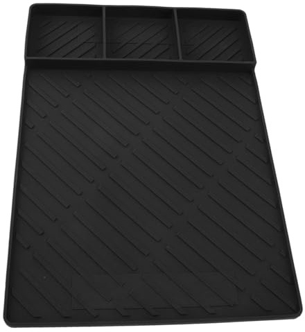 KIMISS Silikon-Grillmatte für Grills – Magnetische BBQ-Grillmatten für Einfache Reinigung und Vielseitiges Kochen (BLACK)