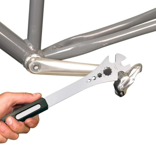 Bike Wrenches Removal Tool, Long Handle Bicycle Pedals Spanner, Durable Cycling Accessories for Mountain Road Bikes, Foot Pedals Removal Tool for Garage Workshop