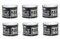 6 x Tins Of 151 Iron gate Black gloss paint, 180ml, home DIY