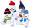 Baker Ross EF890 Mini-Schneemann mit Bohnen (4 Stück), Sortiert