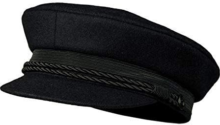 modAS Elbsegler klassisch schwarz Verschiedene Größen 52-64 Seemannsmütze (64)
