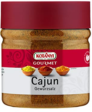 Kotanyi Gourmet Cajun besonderes Gewürzsalz für saftige Steaks mit Südstaatenflair, 400 ml