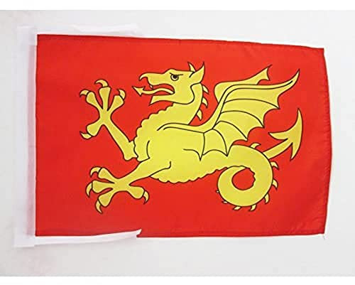 AZ FLAG - Drapeau Royaume anglais du Wessex 519-927 - 45x30 cm - Pavillon Du Wessex - Angleterre 100% Polyester Avec Deux Cordelettes - 20g