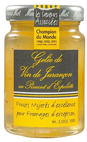 Francis Miot Confitures Gelée aus Jurançonwein für Käse und Foie Gras, 100 g